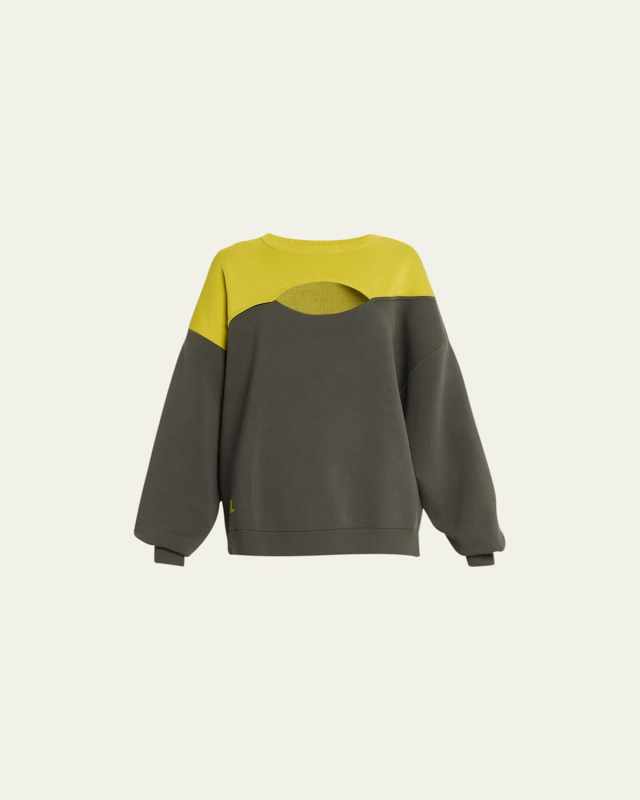 Balance Cutout Crewneck Sweatshirt